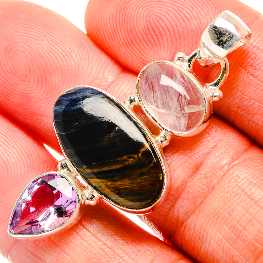 Pietersite Pendants handcrafted by Anasilvercos - PD33271
