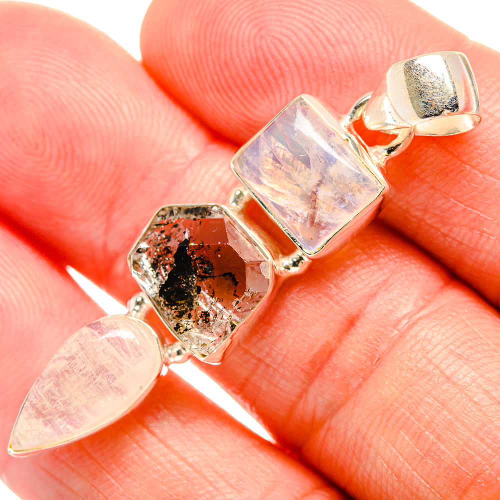 Herkimer Diamond Pendants handcrafted by Anasilvercos - PD33274