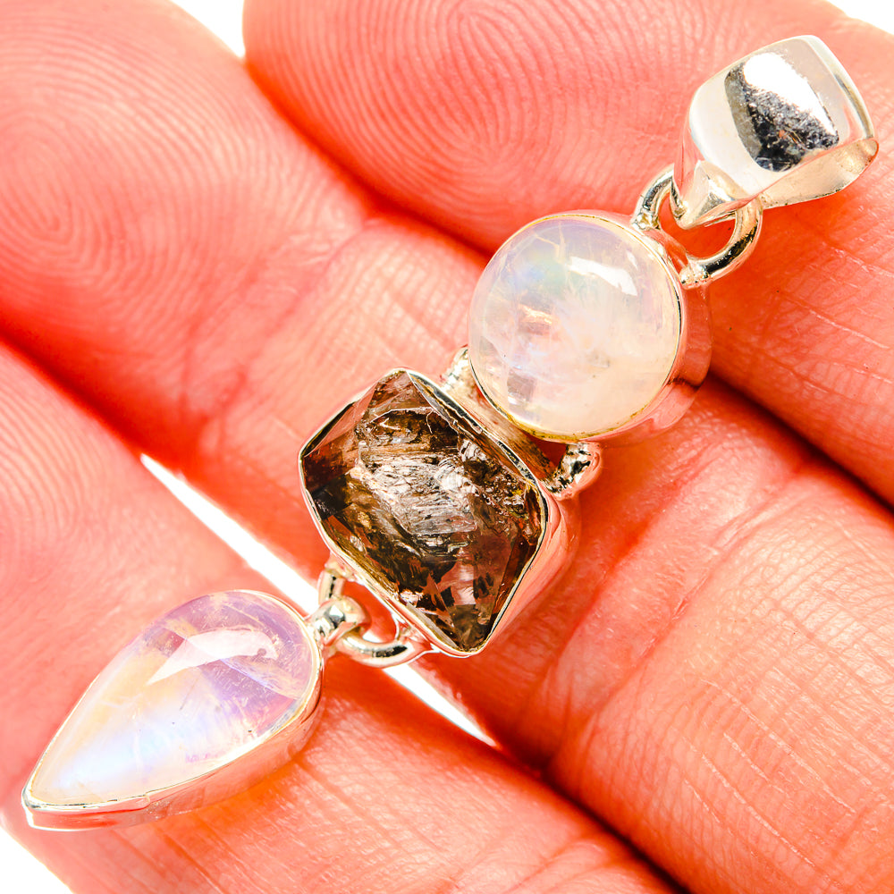 Herkimer Diamond Pendants handcrafted by Anasilvercos - PD33278