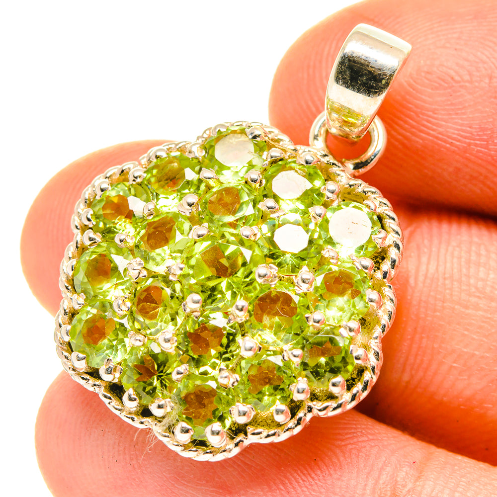 Peridot Pendants handcrafted by Anasilvercos - PD3328