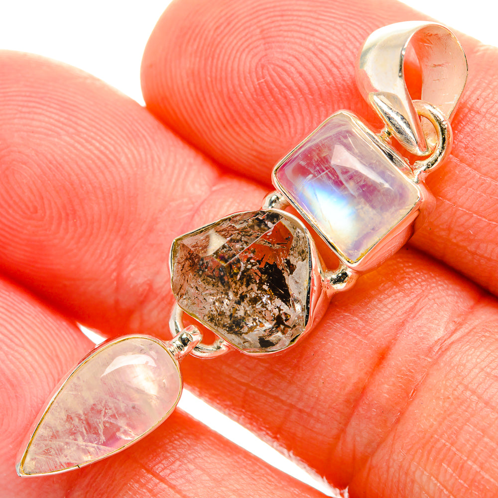 Herkimer Diamond Pendants handcrafted by Anasilvercos - PD33284