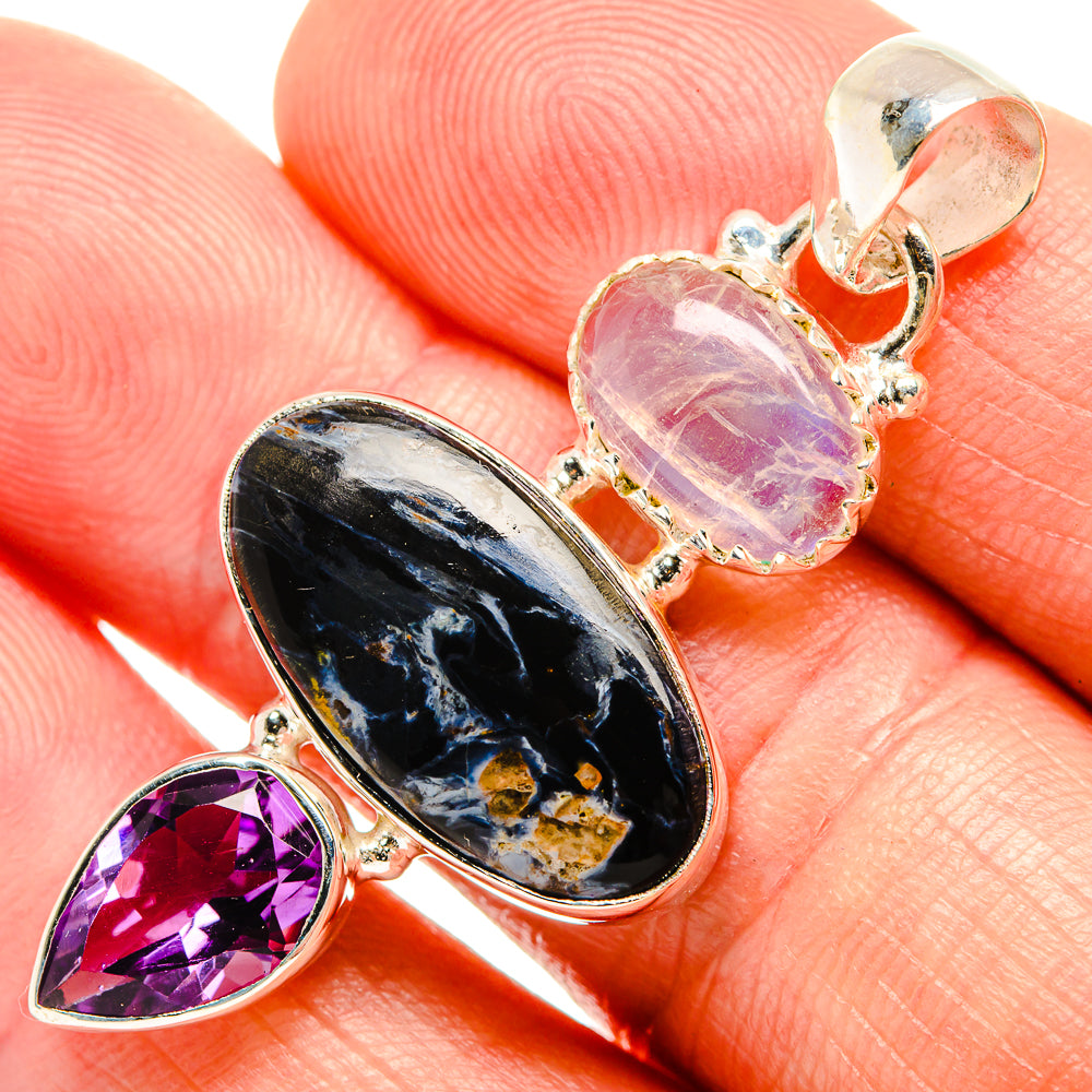 Pietersite Pendants handcrafted by Anasilvercos - PD33287