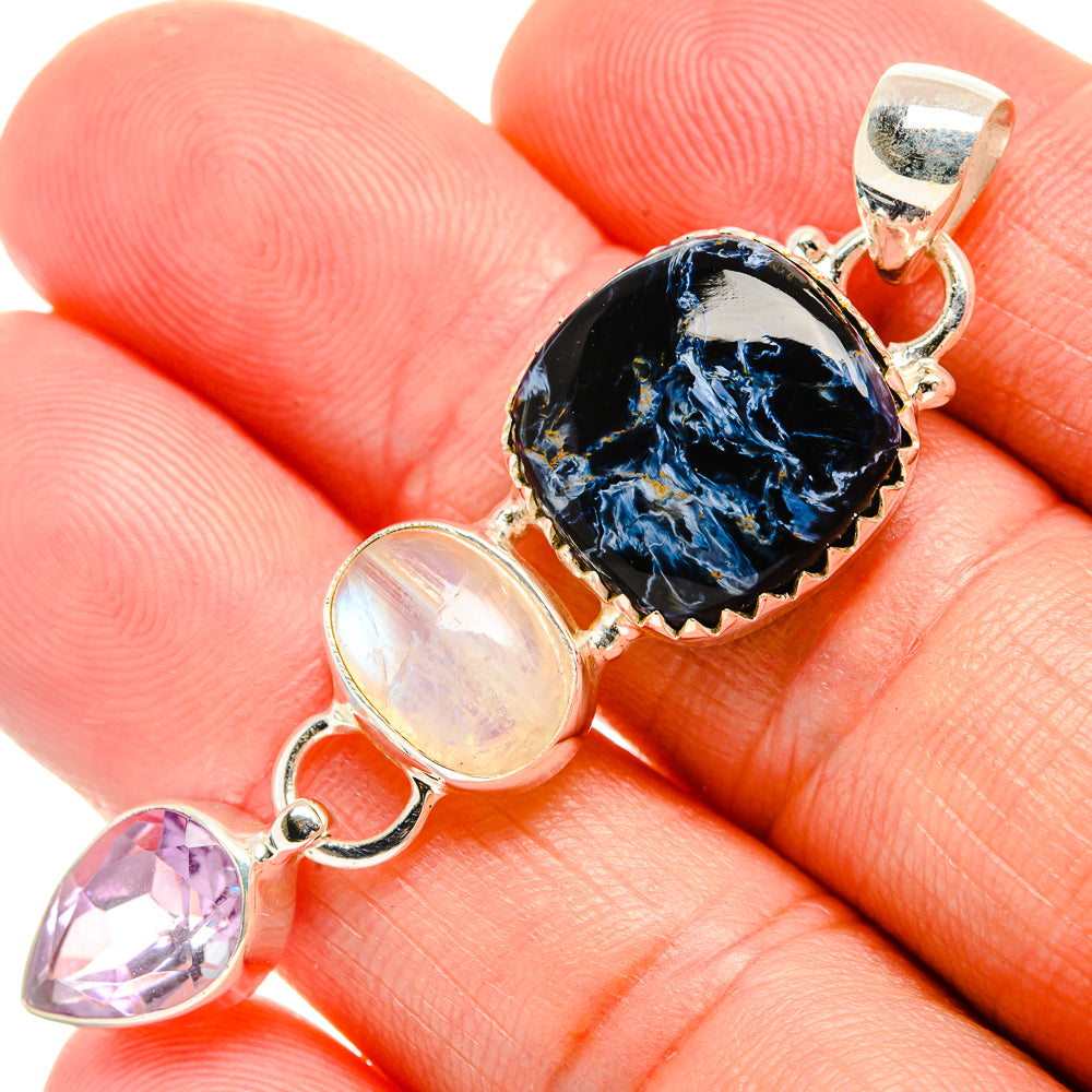 Pietersite Pendants handcrafted by Anasilvercos - PD33293