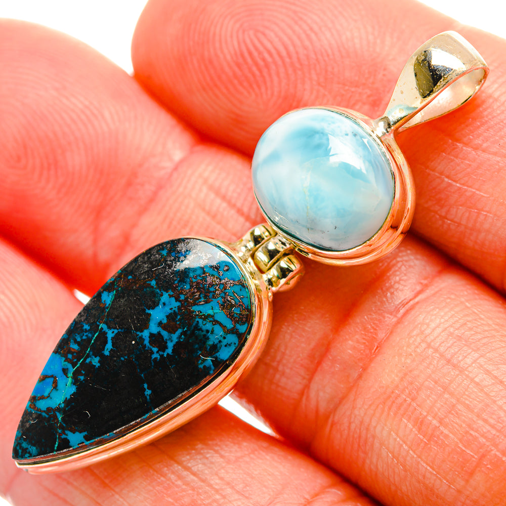 Shattuckite Pendants handcrafted by Anasilvercos - PD33306