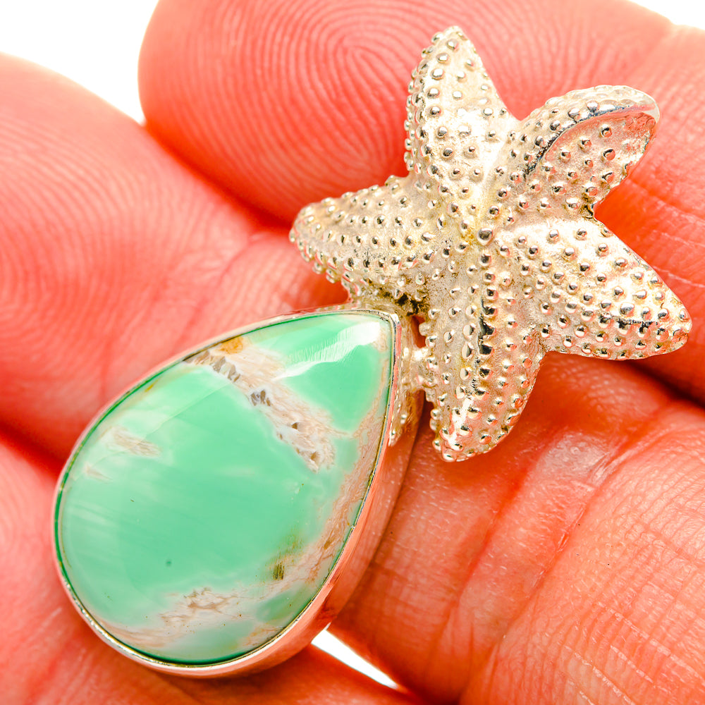 Chrysoprase Pendants handcrafted by Anasilvercos - PD33308