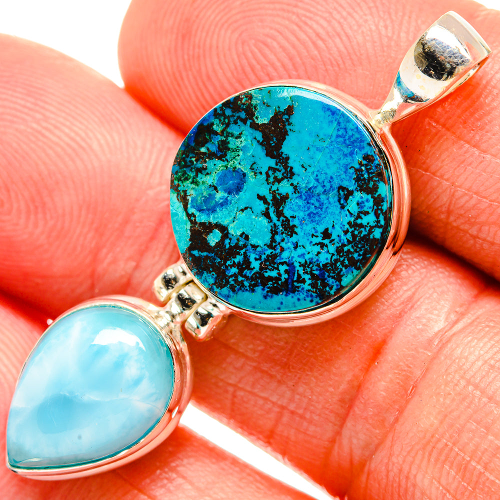 Shattuckite Pendants handcrafted by Anasilvercos - PD33313