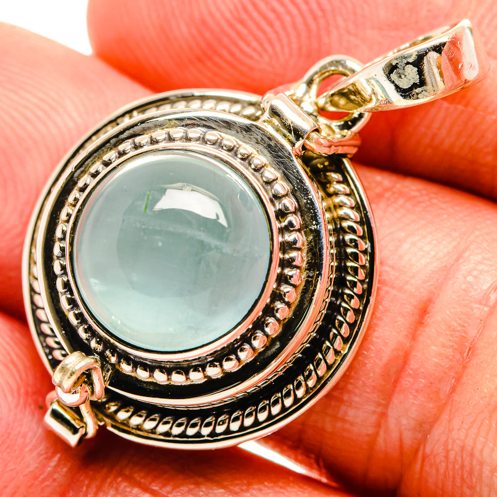 Aquamarine Pendants handcrafted by Anasilvercos - PD33321