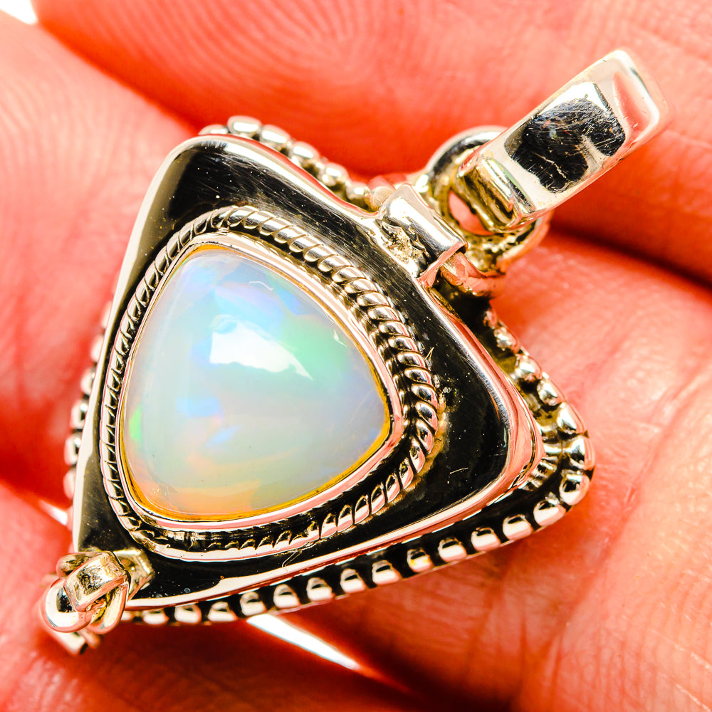 Ethiopian Opal Pendants handcrafted by Anasilvercos - PD33328