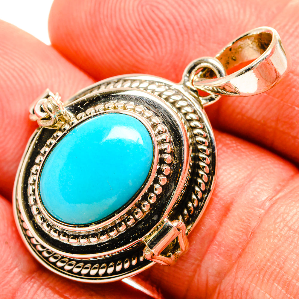 Sleeping Beauty Turquoise Pendants handcrafted by Anasilvercos - PD33330