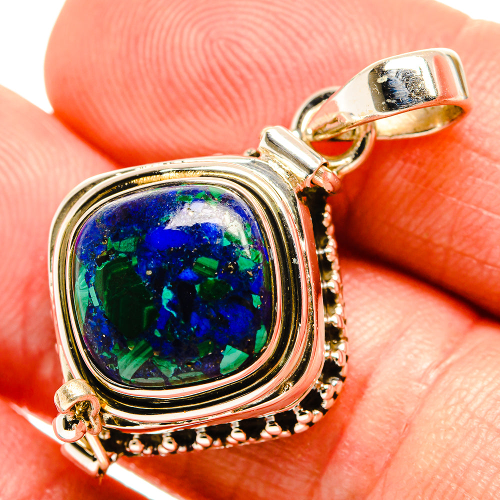 Azurite Pendants handcrafted by Anasilvercos - PD33340