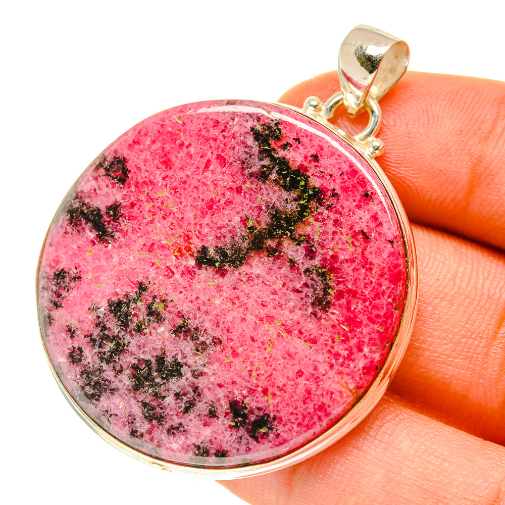 Rhodonite Pendants handcrafted by Anasilvercos - PD3335