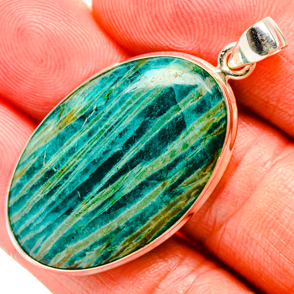 Amazonite Pendants handcrafted by Anasilvercos - PD33354