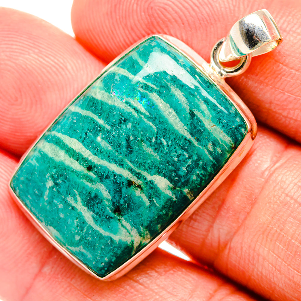 Amazonite Pendants handcrafted by Anasilvercos - PD33366