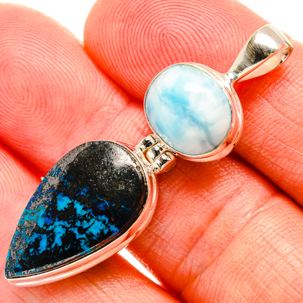 Shattuckite Pendants handcrafted by Anasilvercos - PD33369