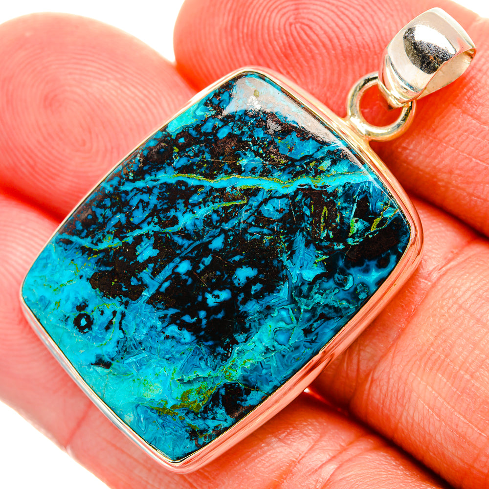 Shattuckite Pendants handcrafted by Anasilvercos - PD33375