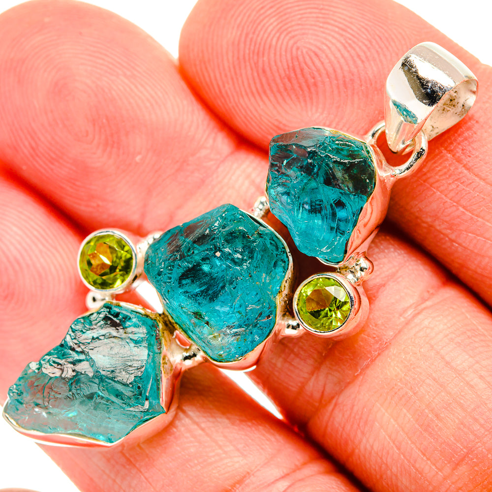 Apatite Pendants handcrafted by Anasilvercos - PD33402