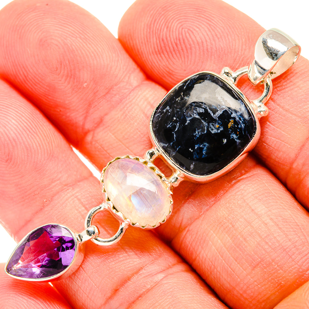 Pietersite Pendants handcrafted by Anasilvercos - PD33404