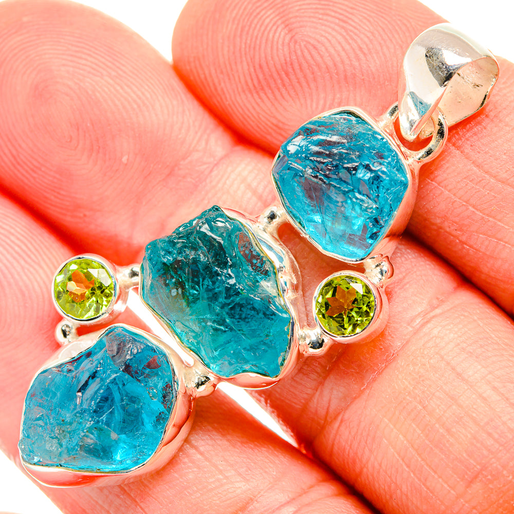 Apatite Pendants handcrafted by Anasilvercos - PD33407