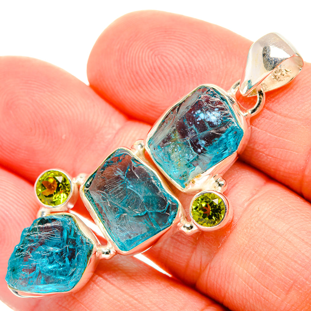 Apatite Pendants handcrafted by Anasilvercos - PD33415