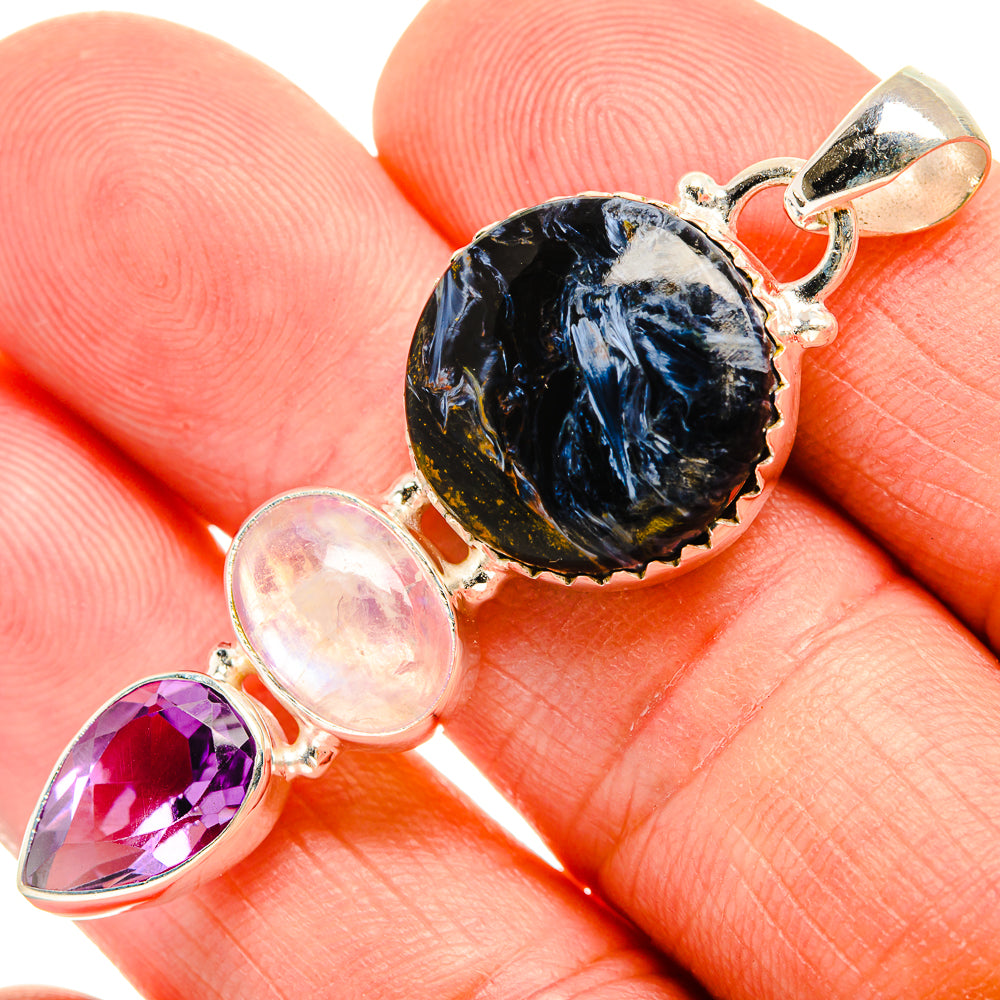 Pietersite Pendants handcrafted by Anasilvercos - PD33436