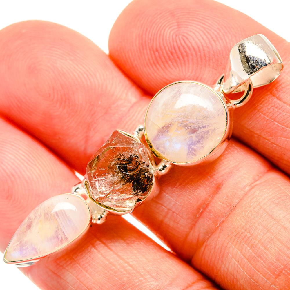 Herkimer Diamond Pendants handcrafted by Anasilvercos - PD33468