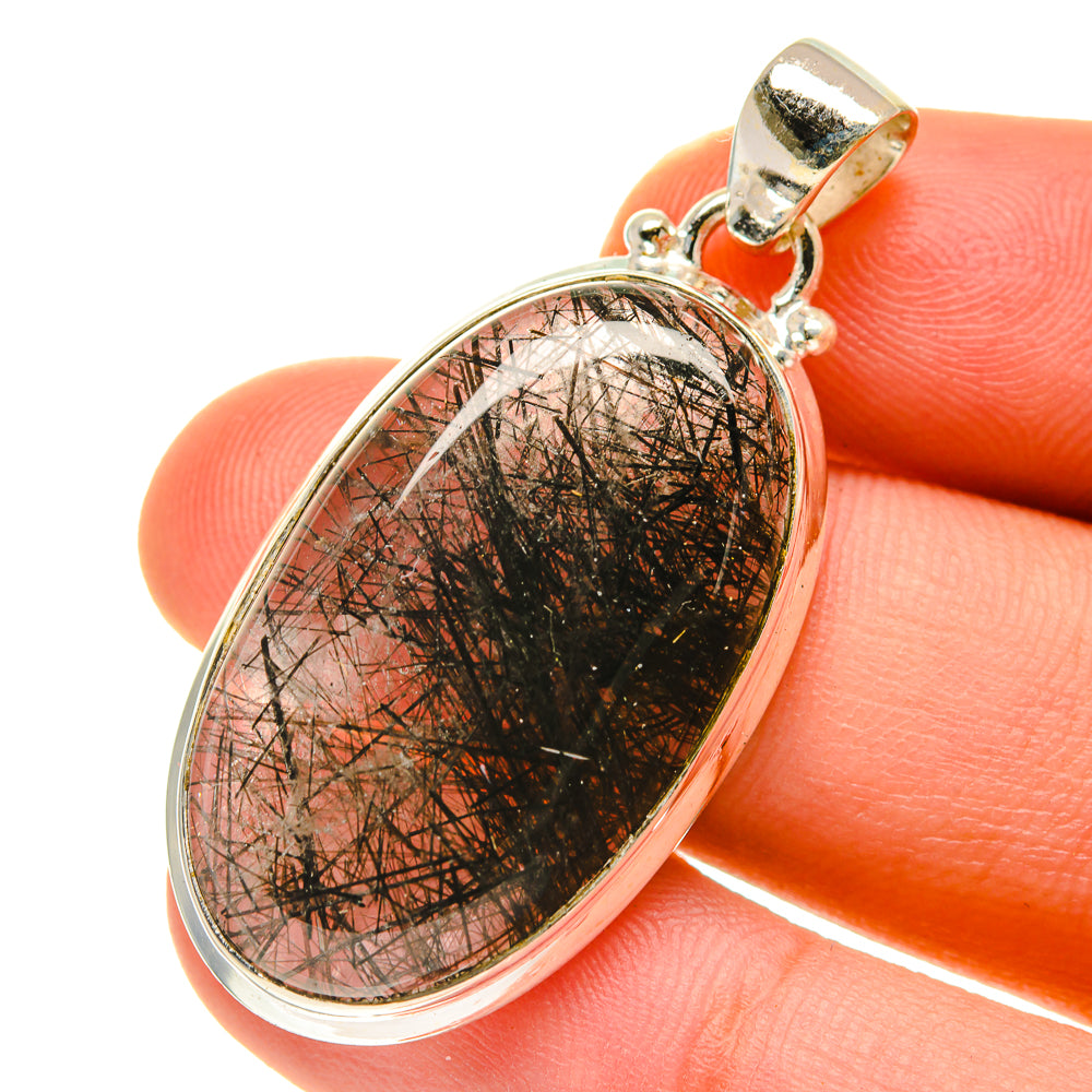 Tourmalinated Quartz Pendants handcrafted by Anasilvercos - PD3347