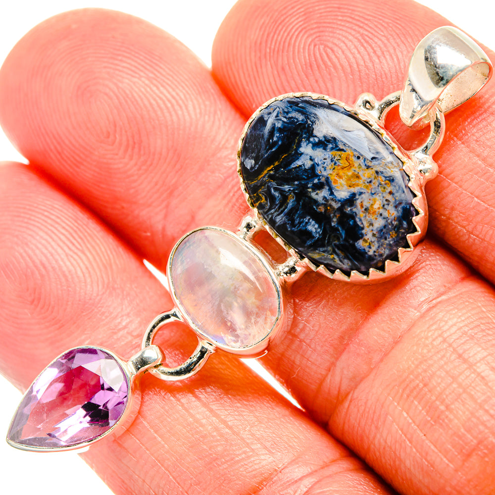Pietersite Pendants handcrafted by Anasilvercos - PD33488