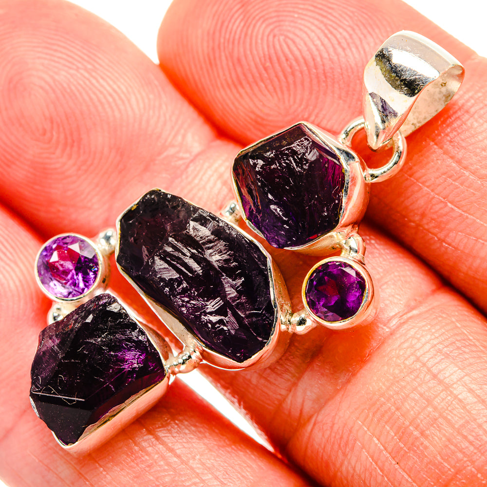 Amethyst Pendants handcrafted by Anasilvercos - PD33492