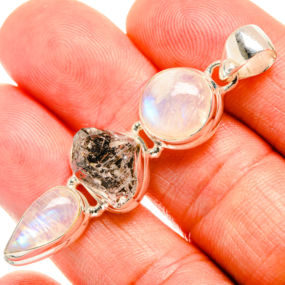 Herkimer Diamond Pendants handcrafted by Anasilvercos - PD33496