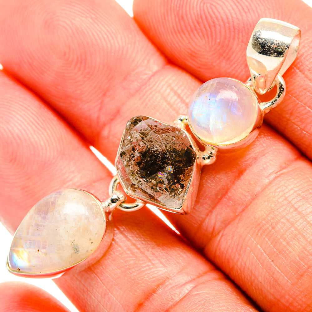 Herkimer Diamond Pendants handcrafted by Anasilvercos - PD33501