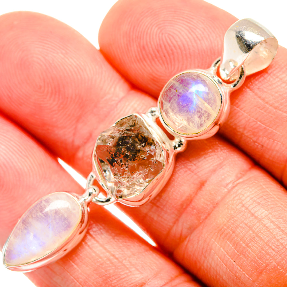 Herkimer Diamond Pendants handcrafted by Anasilvercos - PD33510