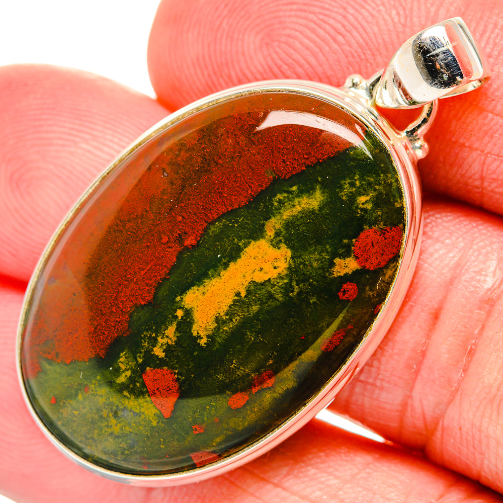 Bloodstone Pendants handcrafted by Anasilvercos - PD33521