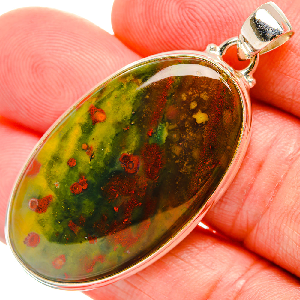 Bloodstone Pendants handcrafted by Anasilvercos - PD33528