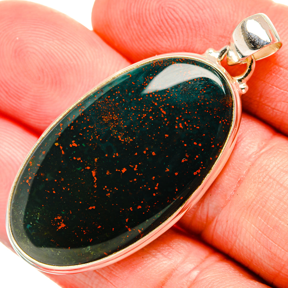 Bloodstone Pendants handcrafted by Anasilvercos - PD33548
