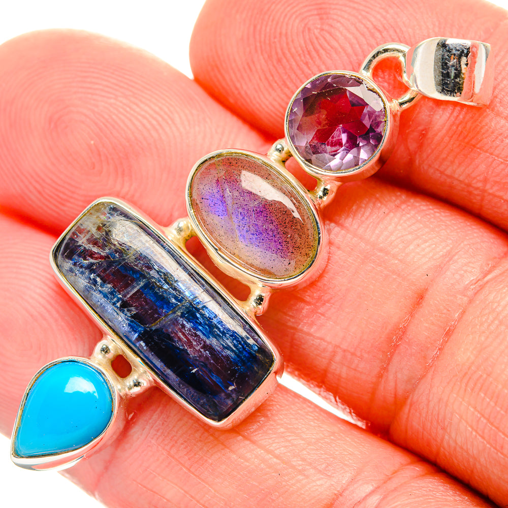Kyanite Pendants handcrafted by Anasilvercos - PD33591