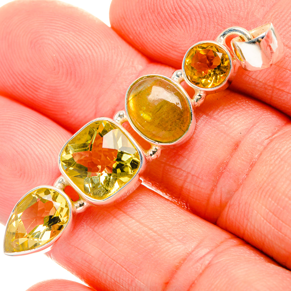 Citrine Pendants handcrafted by Anasilvercos - PD33592