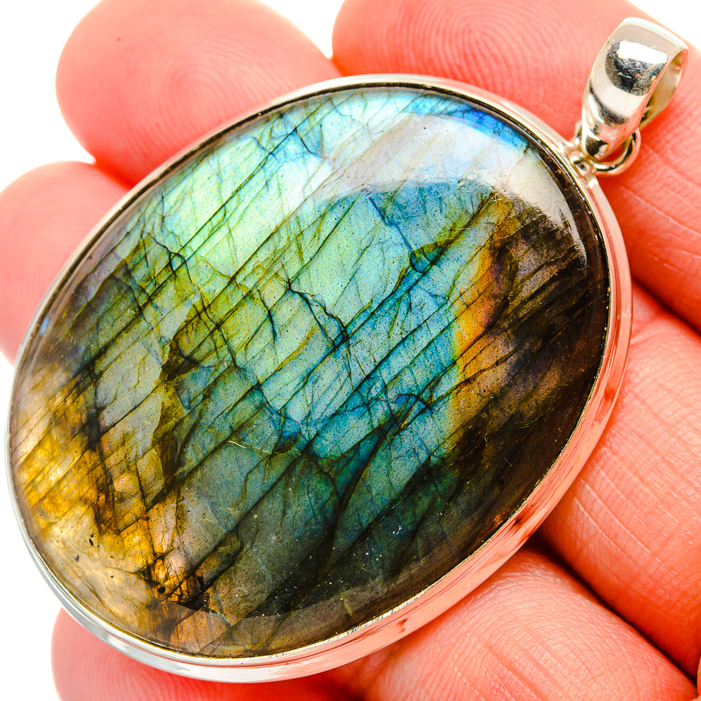 Labradorite Pendants handcrafted by Anasilvercos - PD33607