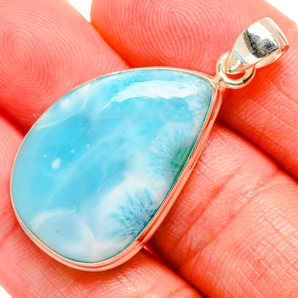 Larimar Pendants handcrafted by Anasilvercos - PD33618