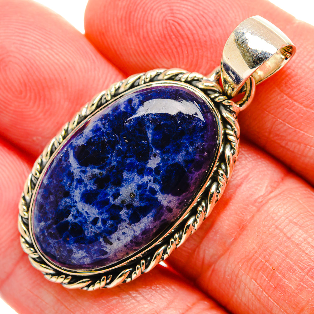Sodalite Pendants handcrafted by Anasilvercos - PD33622