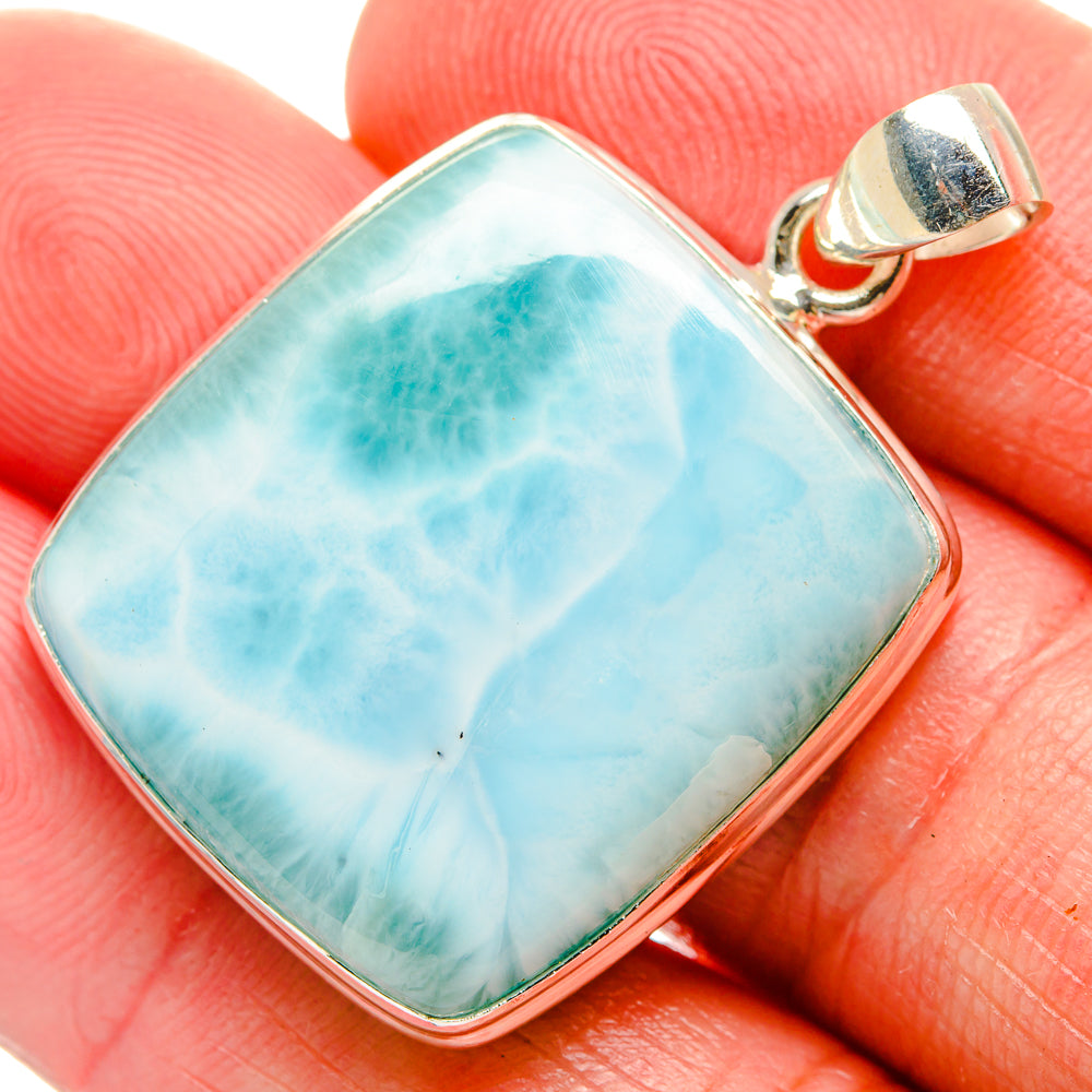 Larimar Pendants handcrafted by Anasilvercos - PD33639