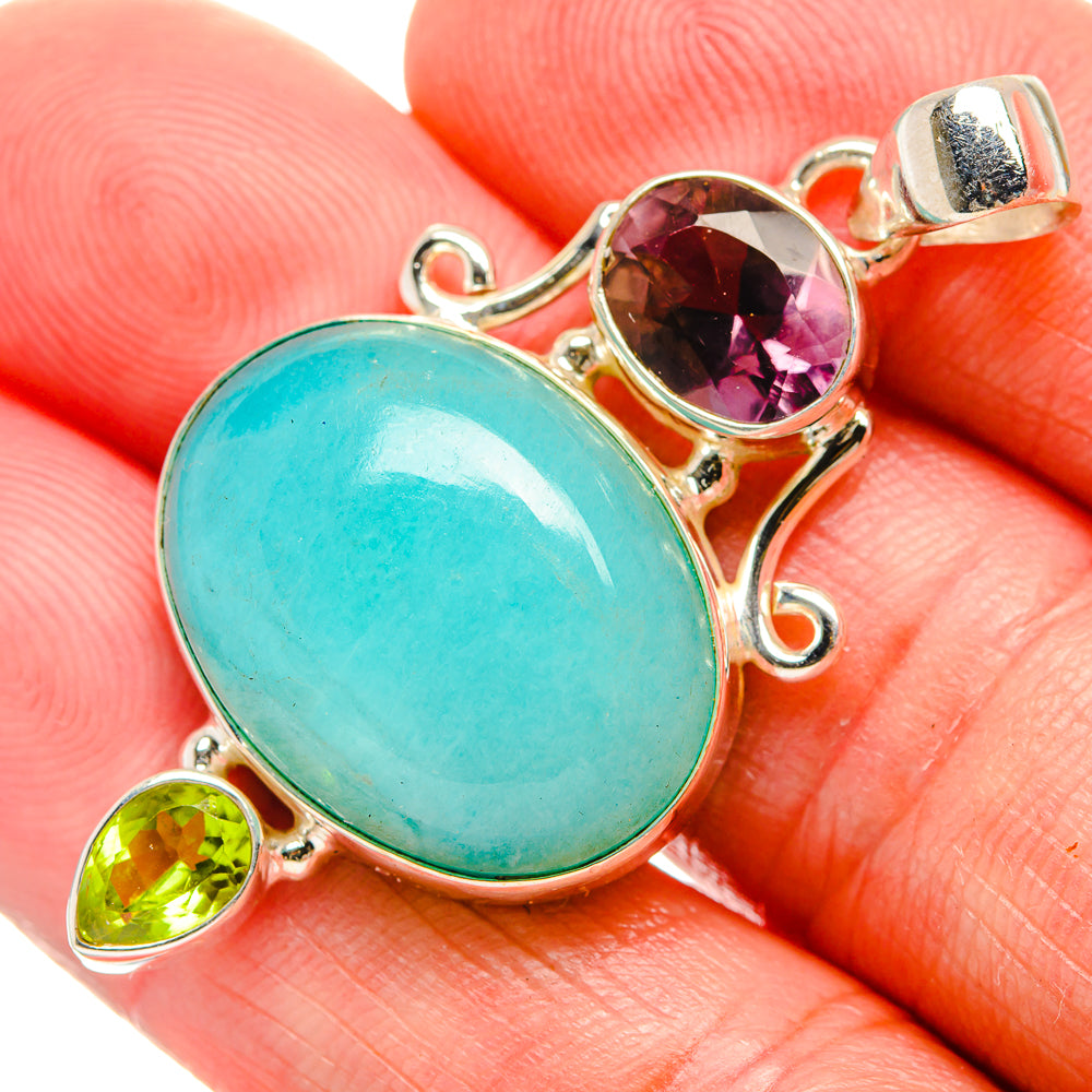 Larimar Pendants handcrafted by Anasilvercos - PD33644