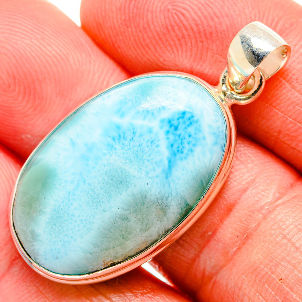 Larimar Pendants handcrafted by Anasilvercos - PD33645