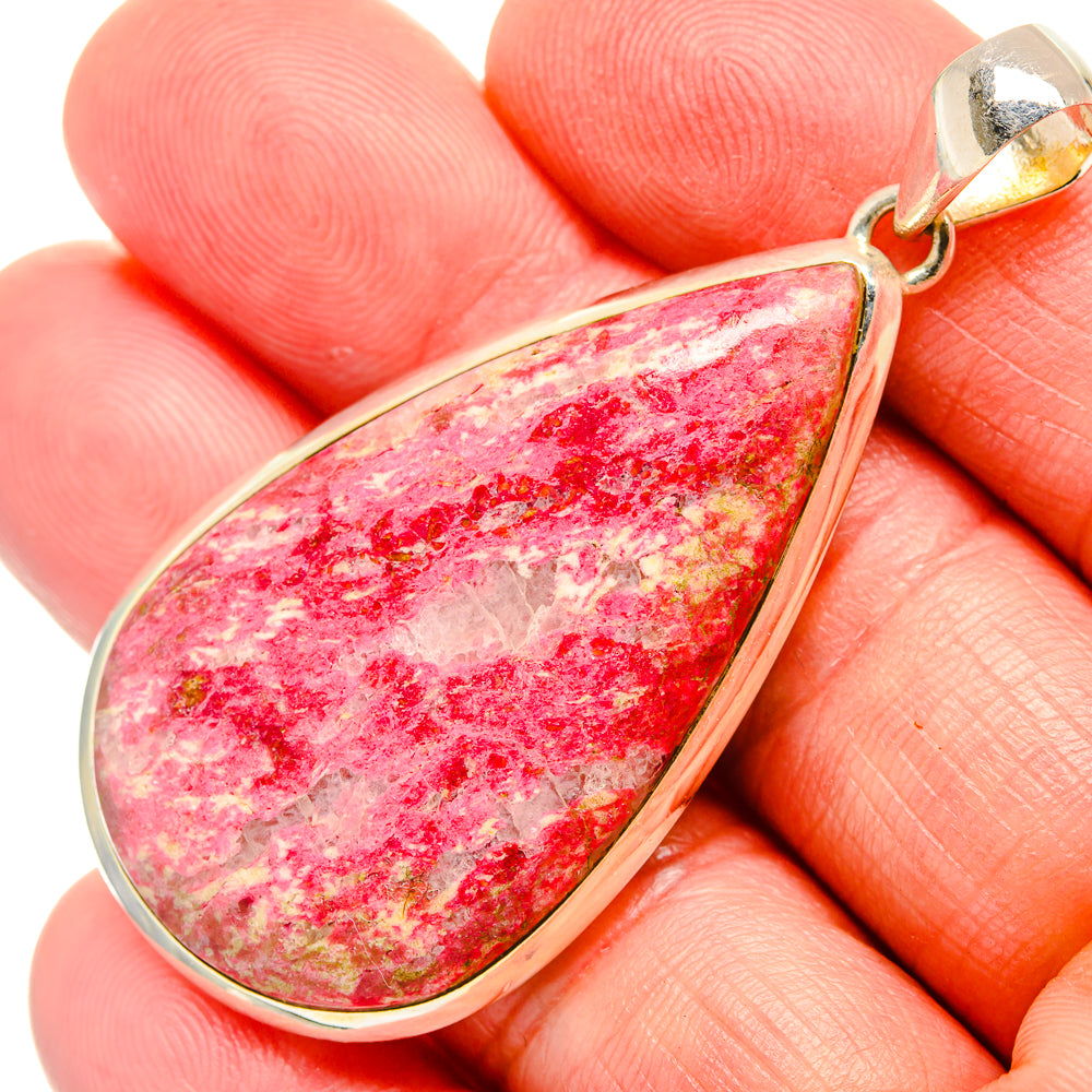 Thulite Pendants handcrafted by Anasilvercos - PD33665