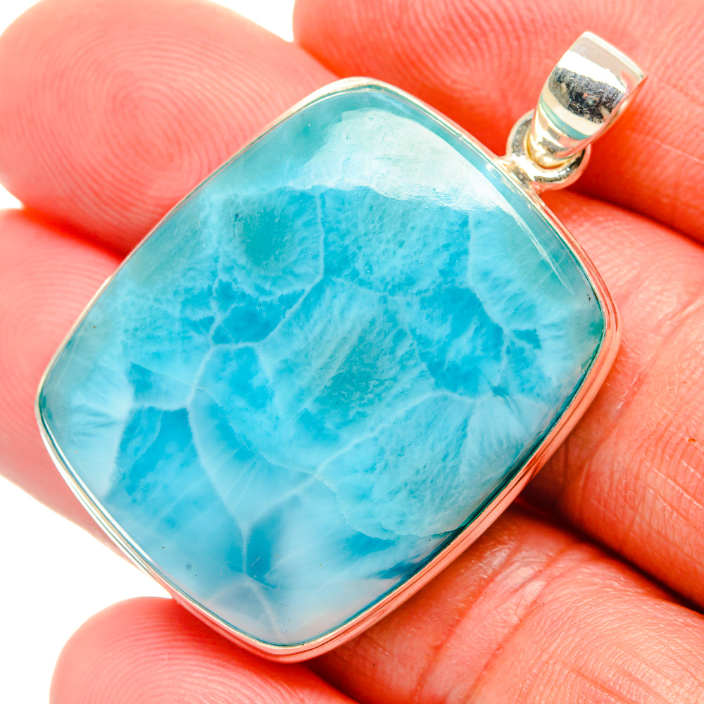 Larimar Pendants handcrafted by Anasilvercos - PD33670