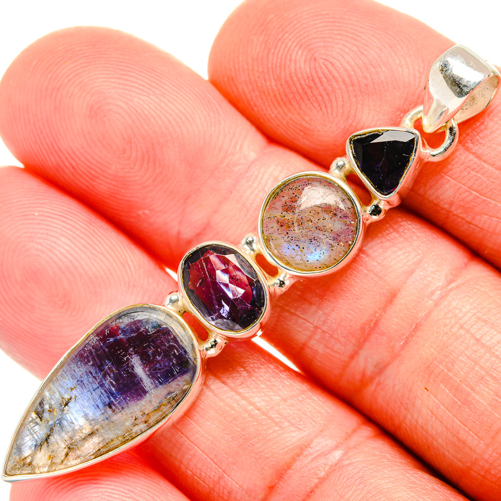 Kyanite Pendants handcrafted by Anasilvercos - PD33713