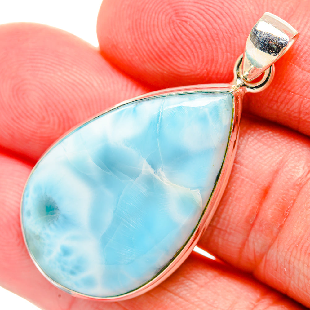 Larimar Pendants handcrafted by Anasilvercos - PD33718