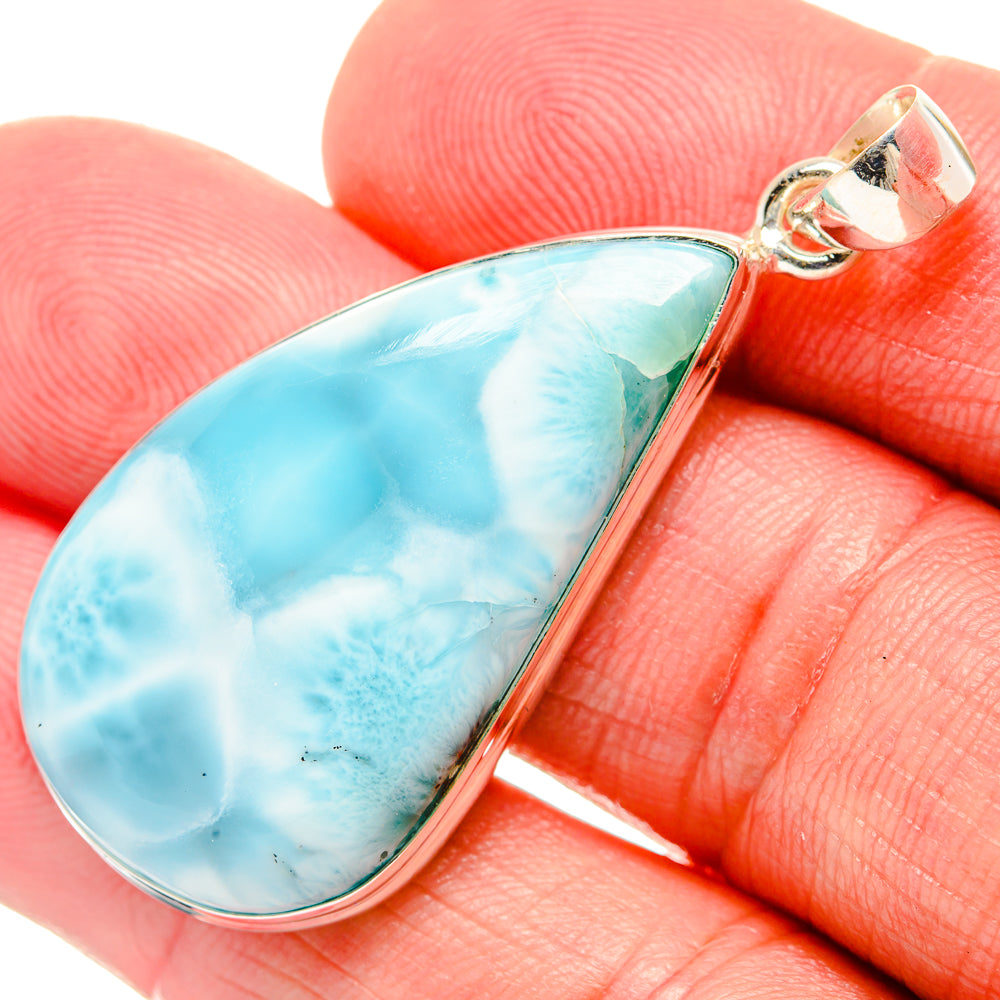 Larimar Pendants handcrafted by Anasilvercos - PD33719