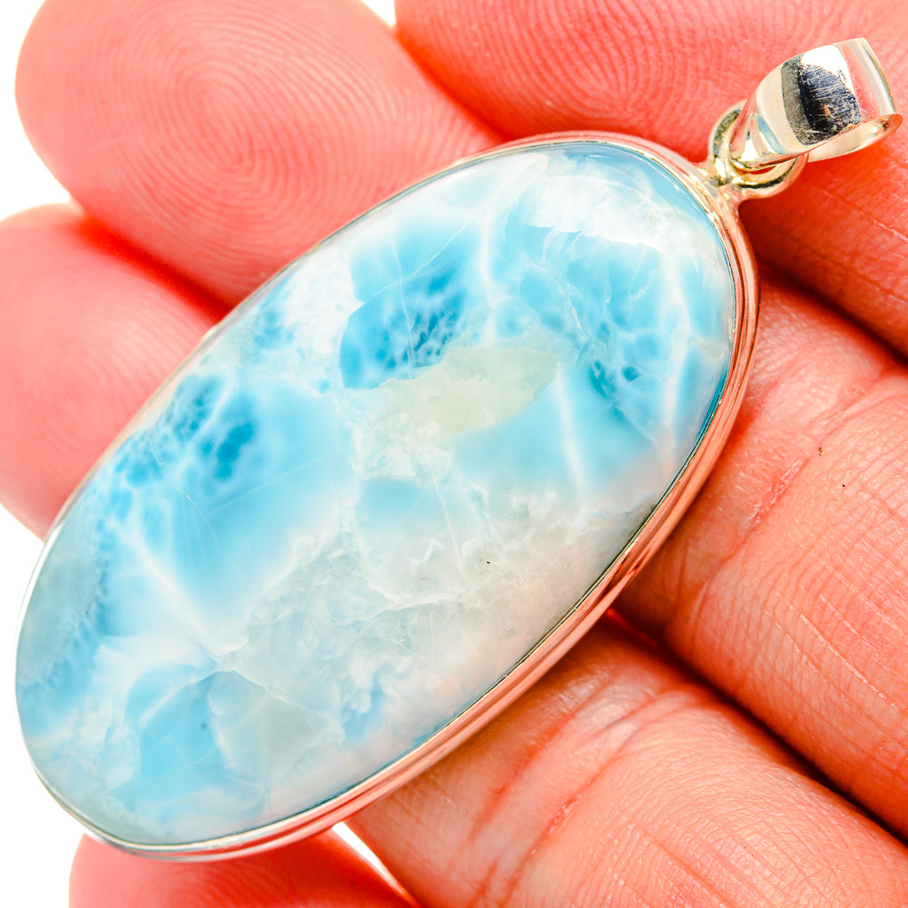Larimar Pendants handcrafted by Anasilvercos - PD33733