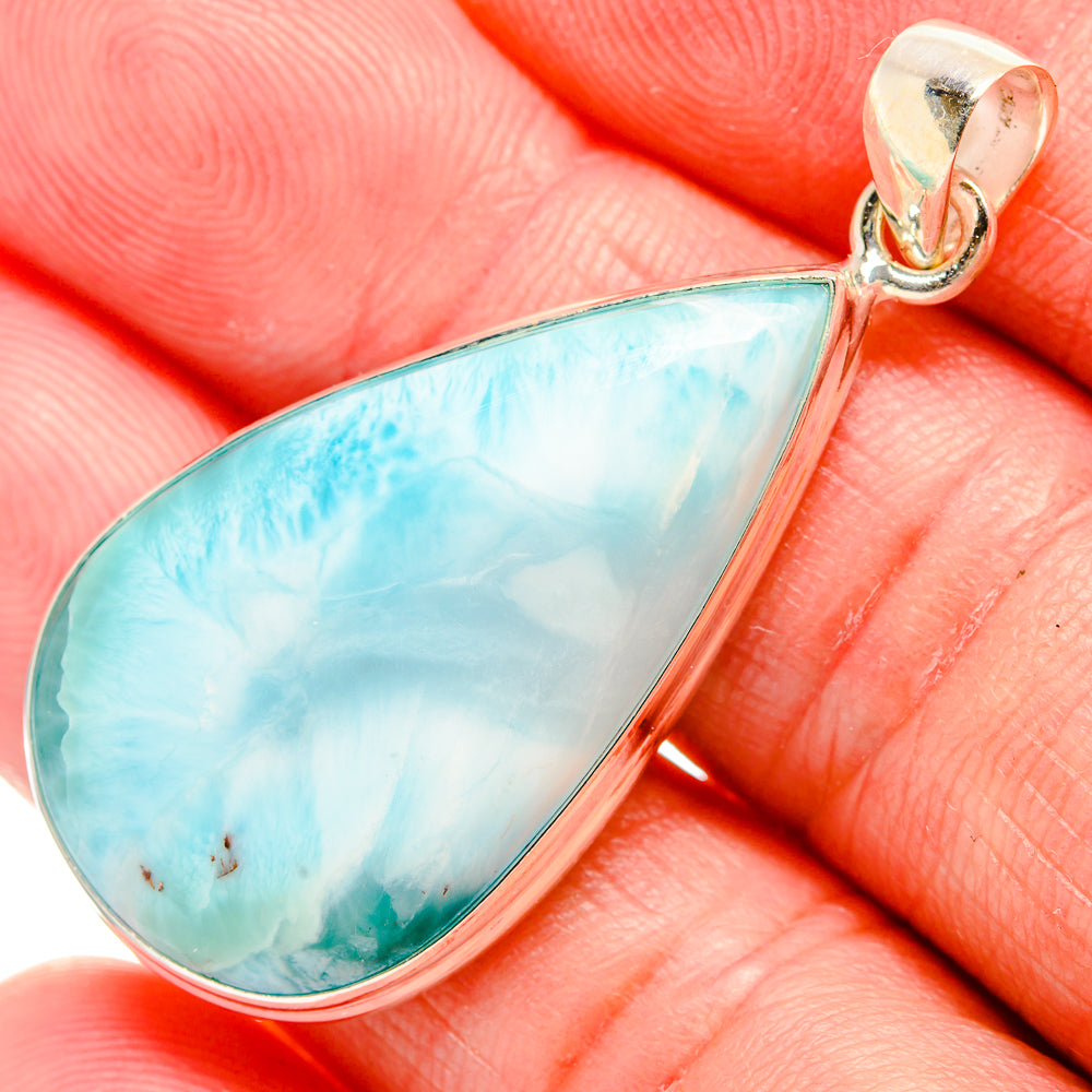 Larimar Pendants handcrafted by Anasilvercos - PD33743
