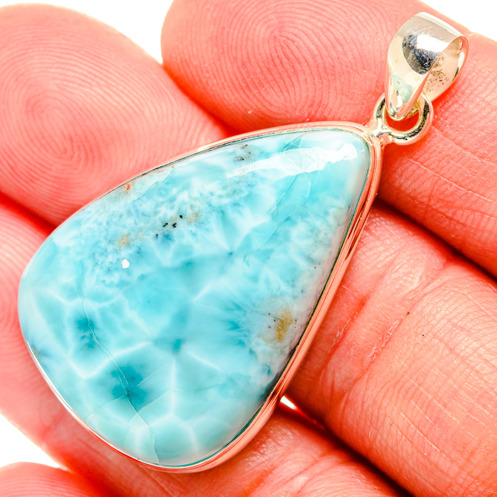 Larimar Pendants handcrafted by Anasilvercos - PD33749